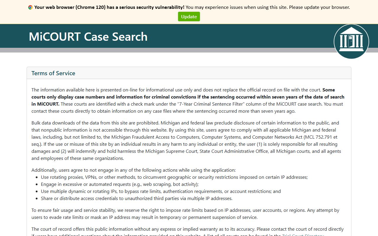 Clinton County court records