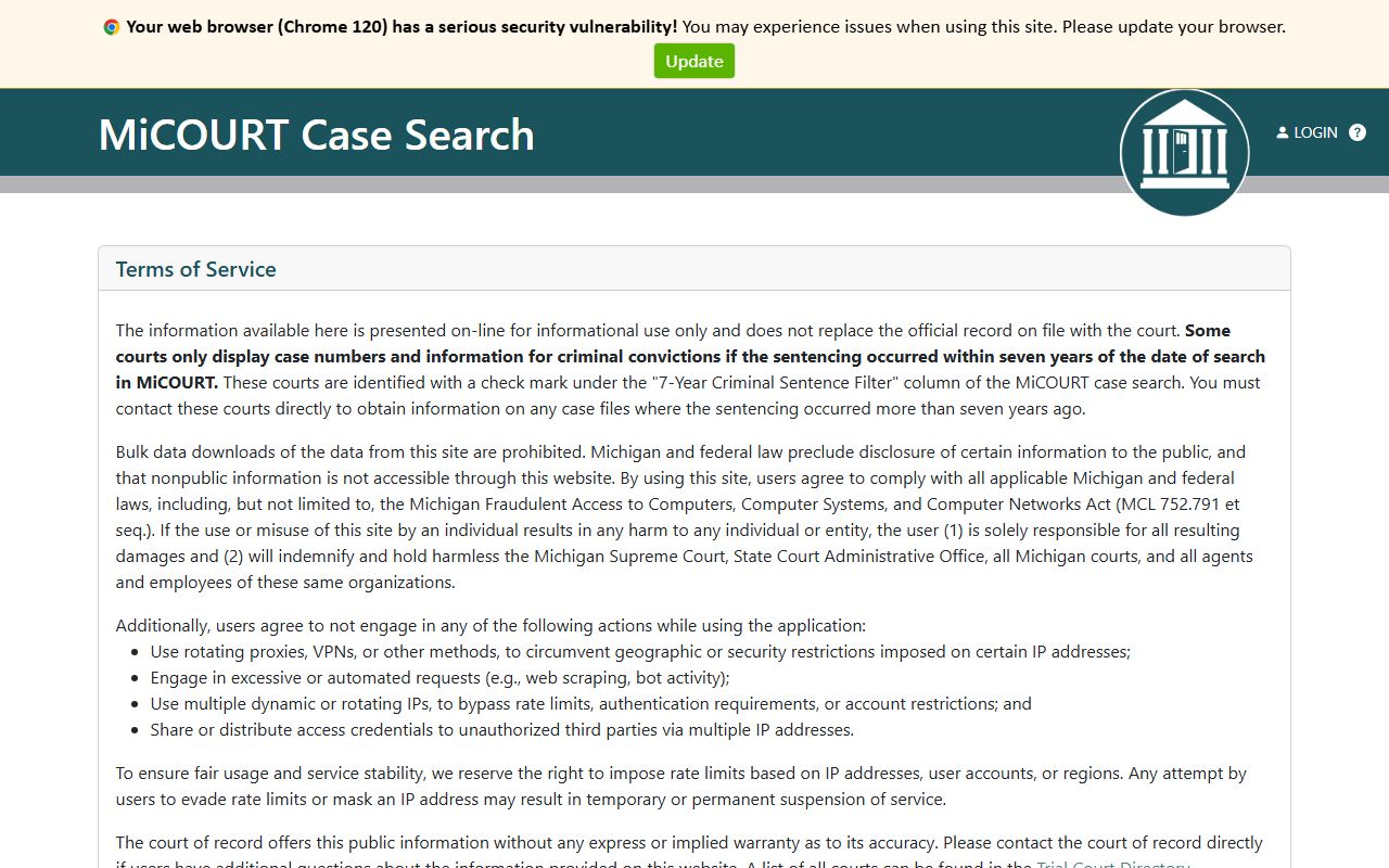 Clinton County court records