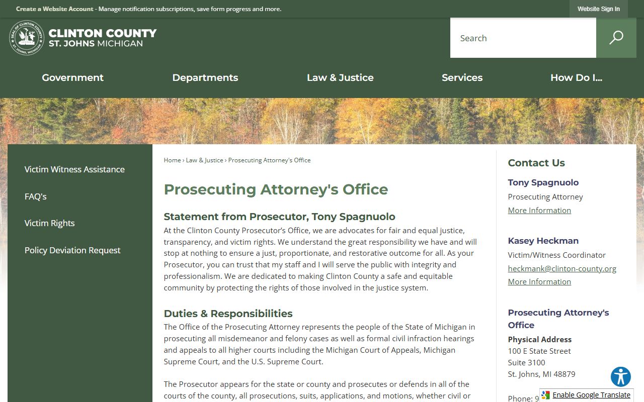 Clinton County criminal court records
