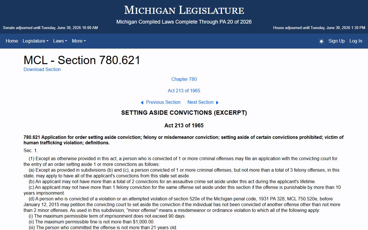 Clinton County criminal court records