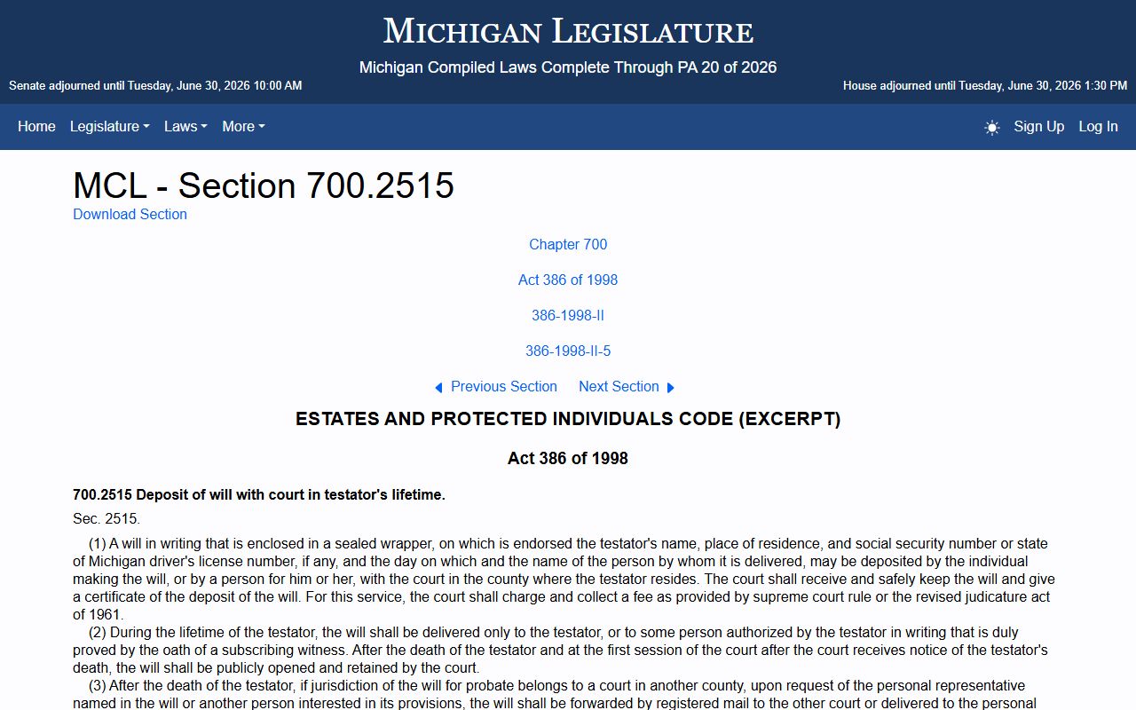 Clinton County probate records